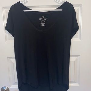 Black short sleeved Soft and Sexy t-shirt.